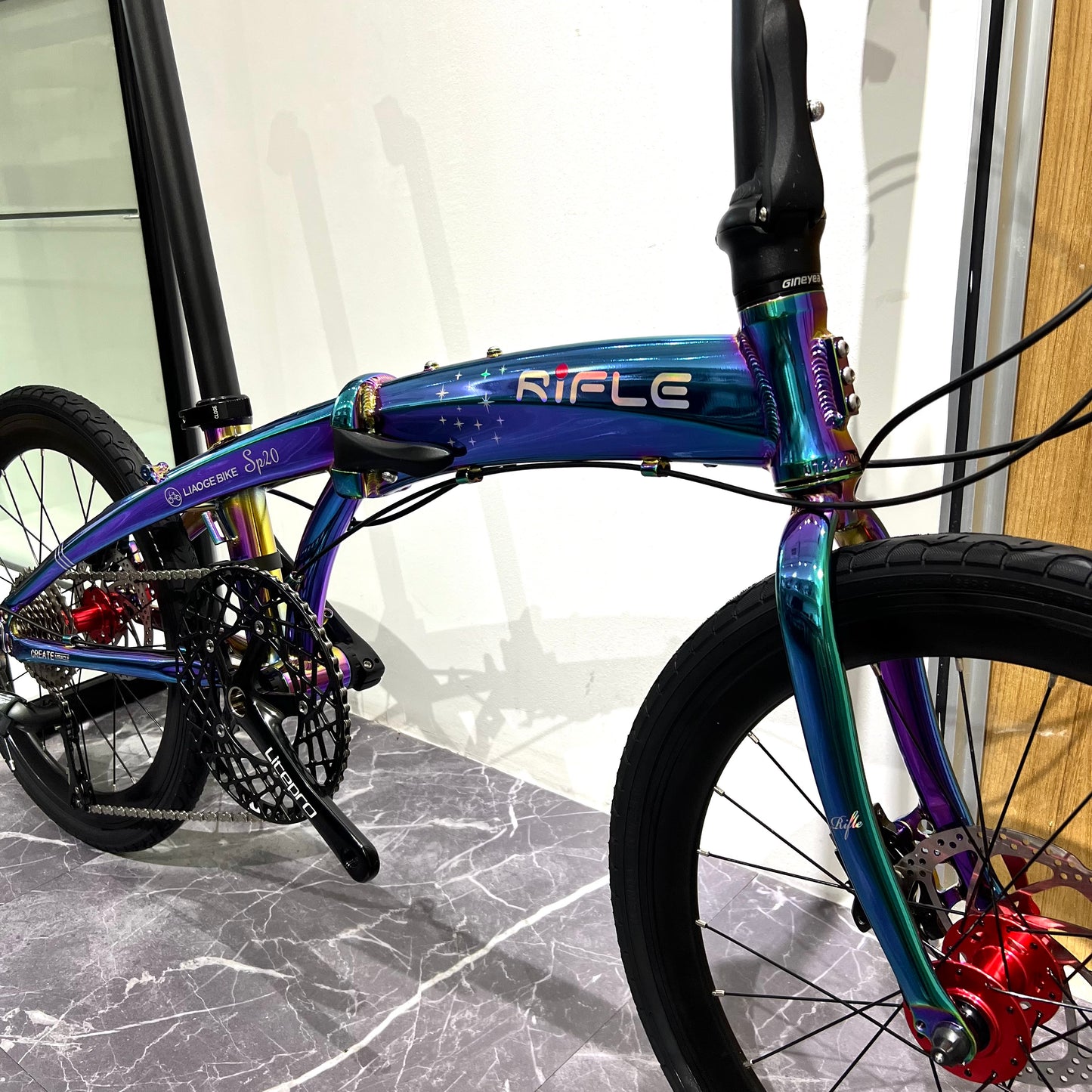 Rifle Sp20 X Liaoge451 Hydraulic disc brake Shimano Tiagra 10 speed Aluminium folding bike 20 inch
