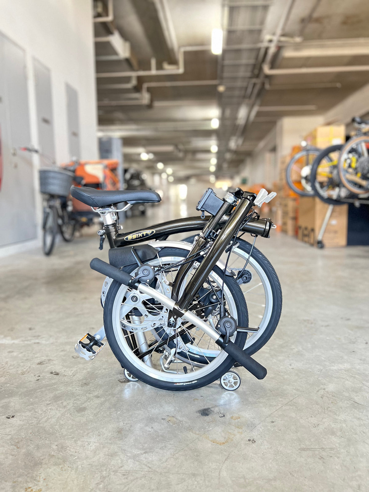 3sixty 6speed foldable bicycle/trifold bike Sturmey Archer internal gear hub S bar 2026 latest version clearance sale