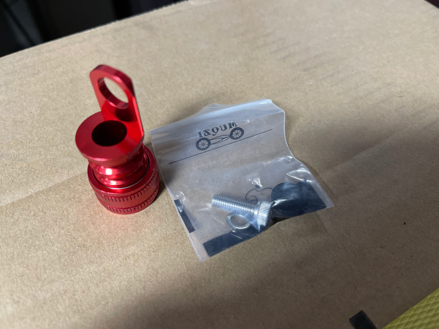 Holder for quick release pedal one piece