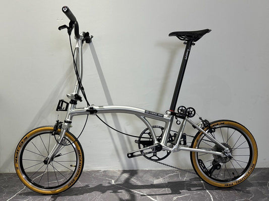 Liaoge L9 Aluminium trifold bike light weight 9speed Shimano Sora Brompton / Aceoffix style folding