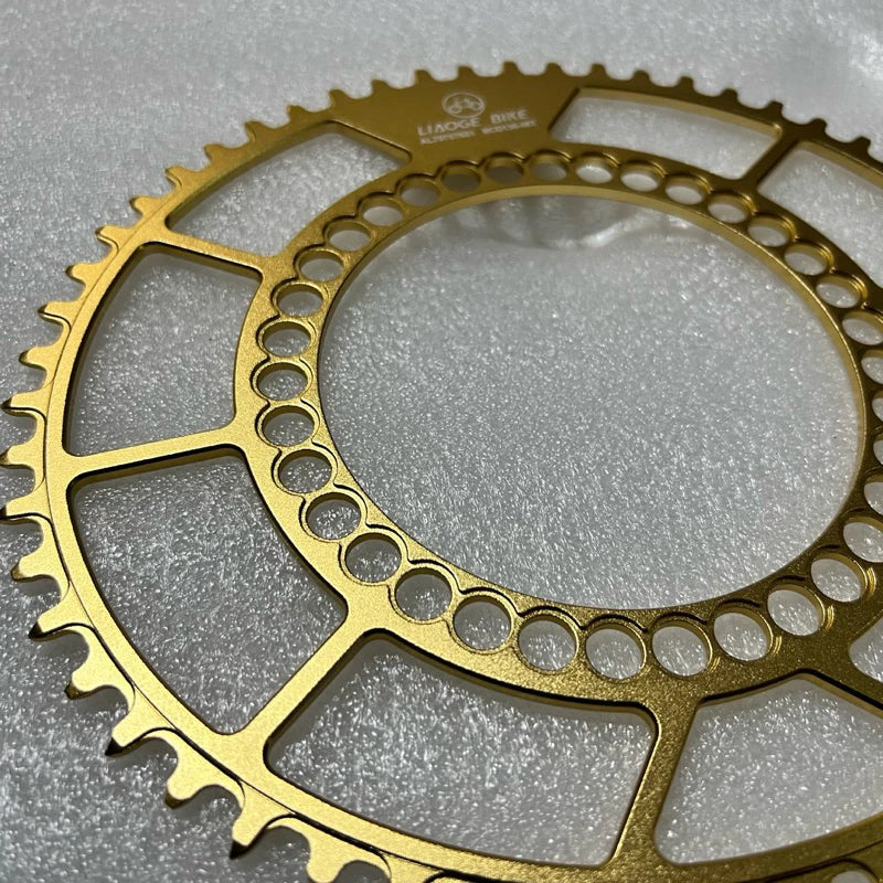 Oval shape chainring LIAOGE BIKE BCD 130 50t 52t 54t 56t