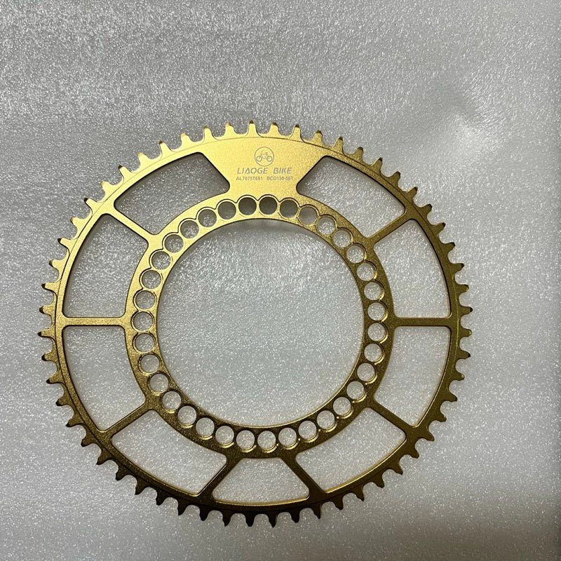 Oval shape chainring LIAOGE BIKE BCD 130 50t 52t 54t 56t