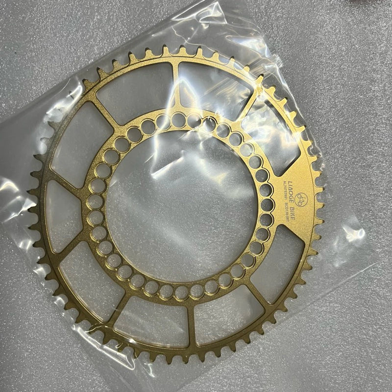 Oval shape chainring LIAOGE BIKE BCD 130 50t 52t 54t 56t