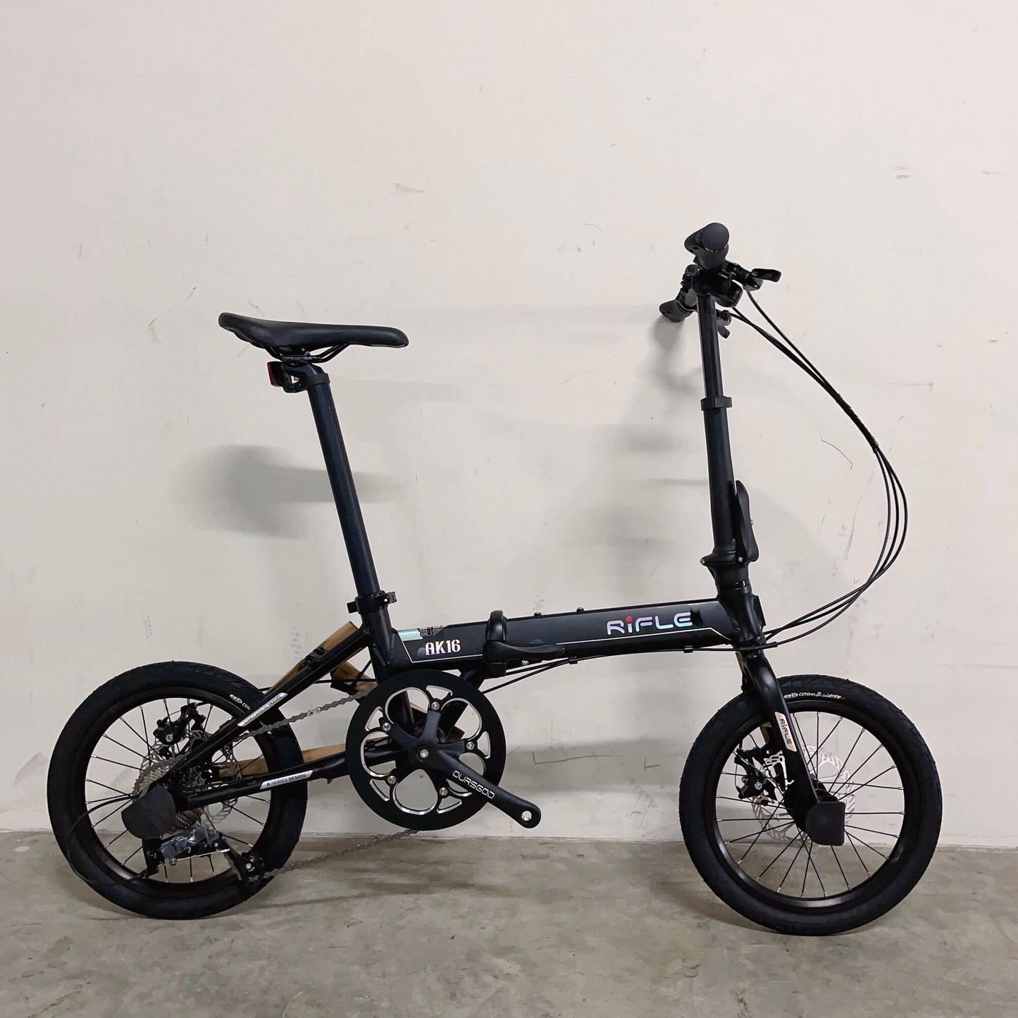 Rifle AK16 foldable bike disc brake 9speed Shimano Sora