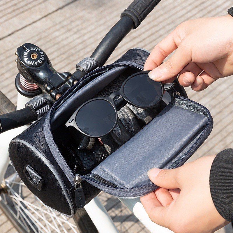 Bicycle Front Bag Velcro Strap Can Sling Bag