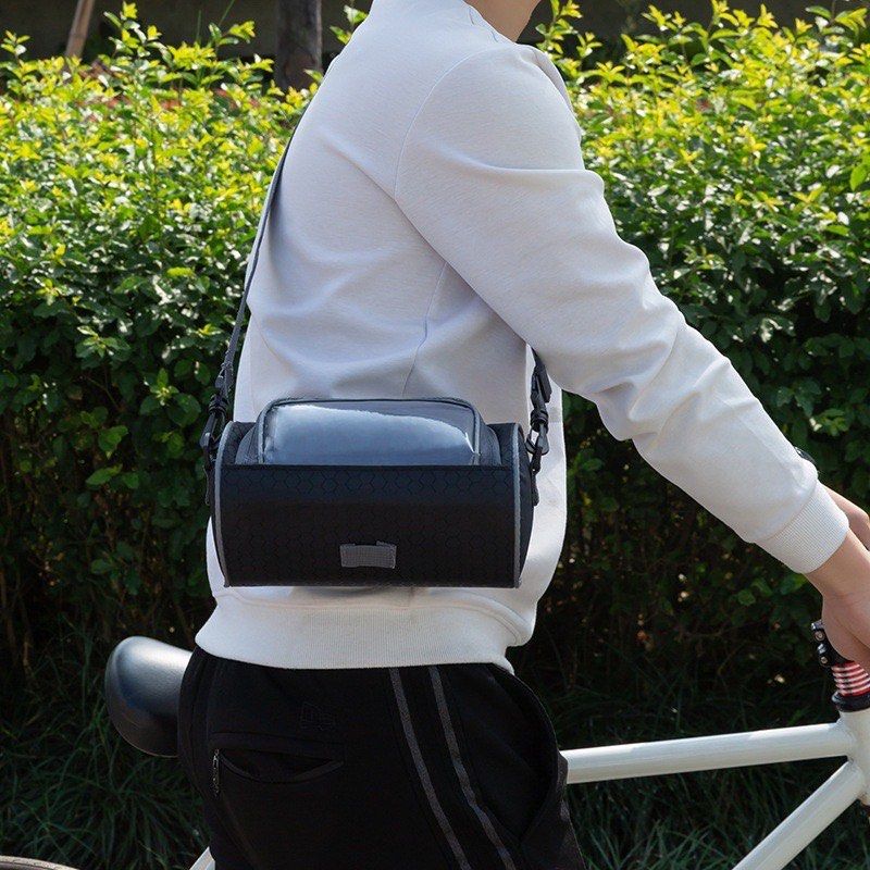 Bicycle Front Bag Velcro Strap Can Sling Bag