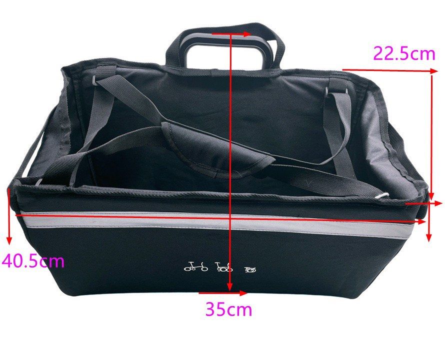Cycling Front Pig Nose Bag Large Size Picnic Bag Shopping Bag