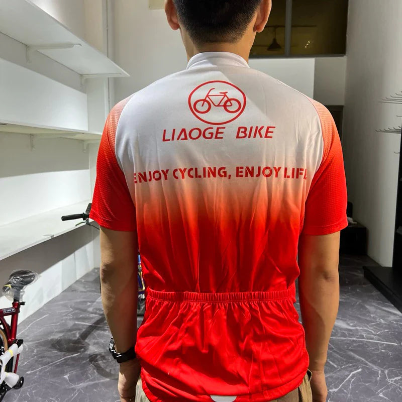 cycling jersey LIAOGE BIKE top only unisex for both men and woman