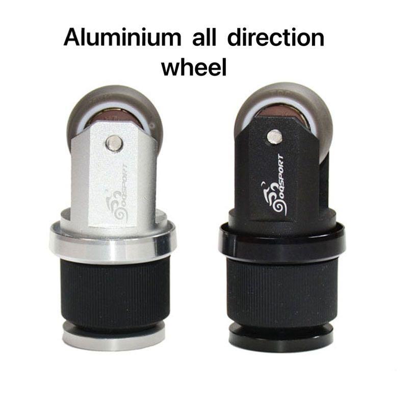 FOLDING BIKE SEAT POST EASY WHEEL ROLLING WHEEL ALUMINIUM ALL DIRECTION