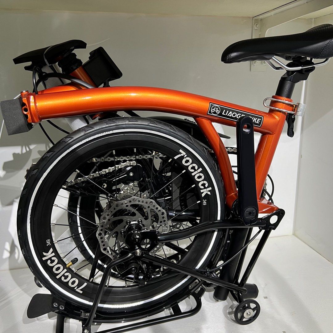LIAOGE TRIFOLD DISC BRAKE 16” 20” EXTERNAL GEAR 9 SPEED