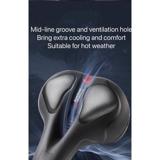 ROCKBROS BICYCLE SADDLE BIG SEAT COMFORTABLE CUSHION