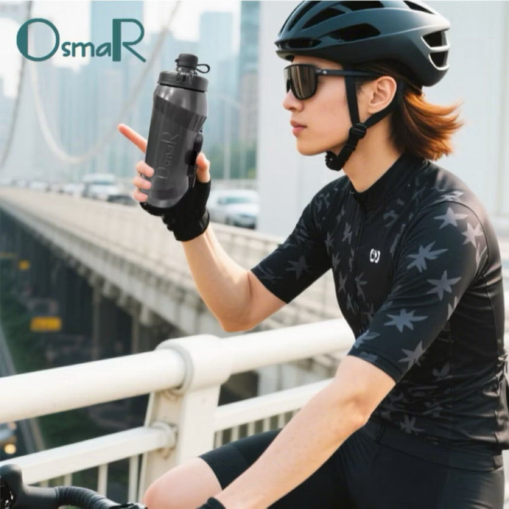 OSMAR magnetic water bottle with holder, buckle straps for bottle holder | Liaoge Singapore