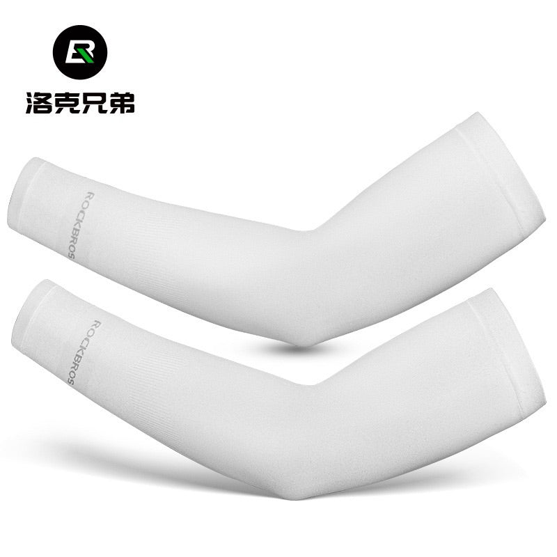 Ice silk sleeves ROCKBROS UV protection for running cycling