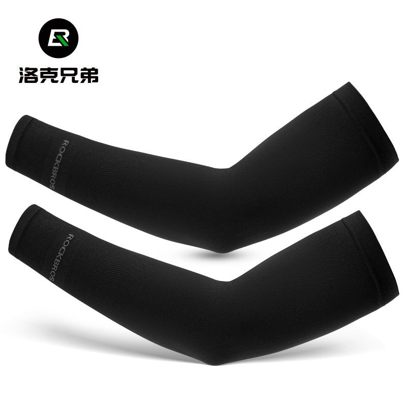 Ice silk sleeves ROCKBROS UV protection for running cycling