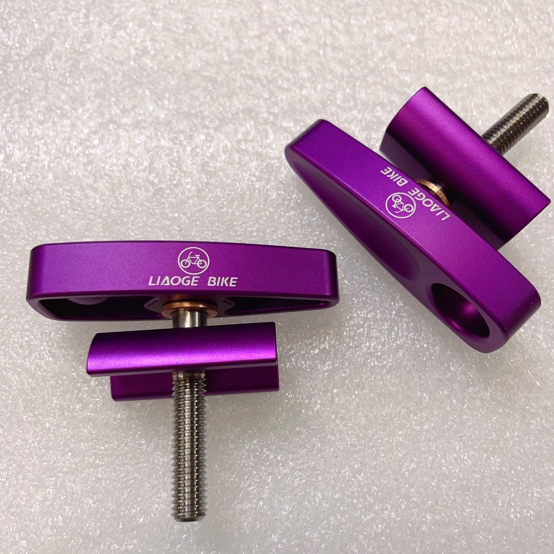 Trifold Bike Hinge Clamp Titanium Screw